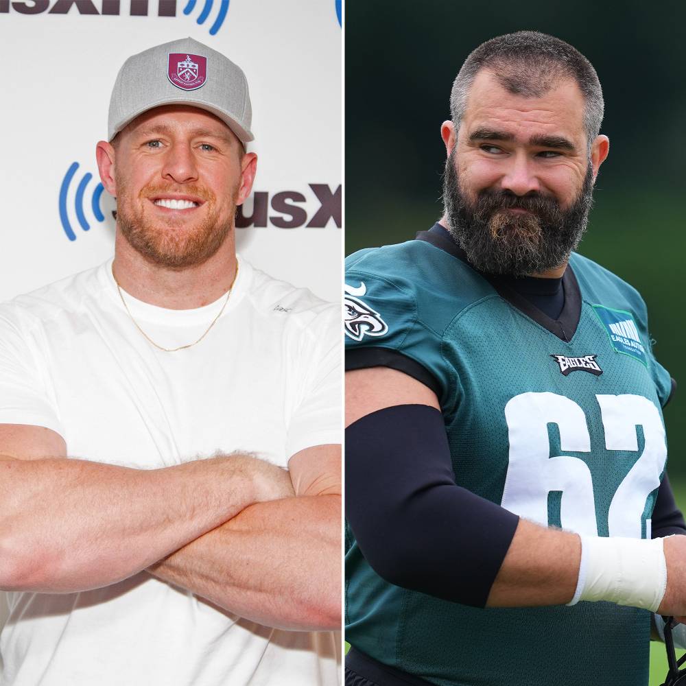 JJ.Watt Thinks Jason Kelce Has The Perfect Body For Taking Off Shirt