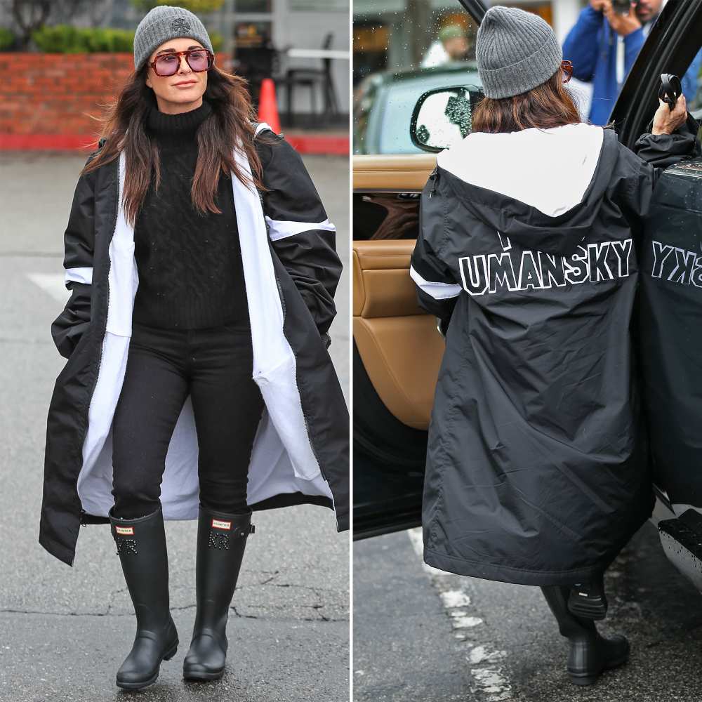 Kyle Richards Wears Umansky Jacket