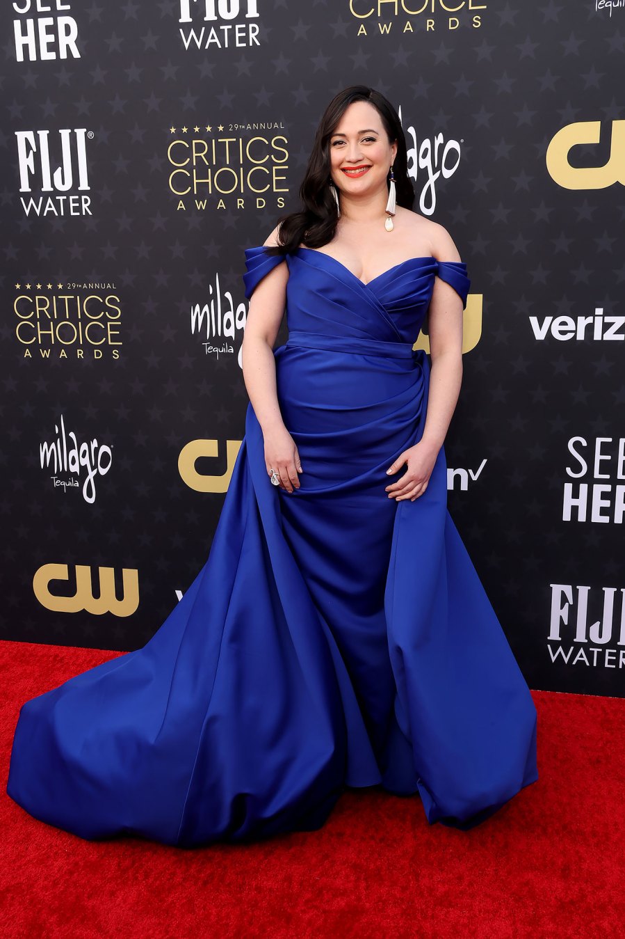 Lily Gladstone Red Carpet Arrival 2024 Critics Choice Awards