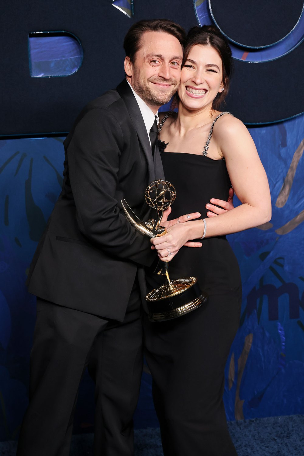 Macaulay Culkin Fiancee Brenda Song Celebrates Kieran Culkin 2023 Emmy Awards Win 4