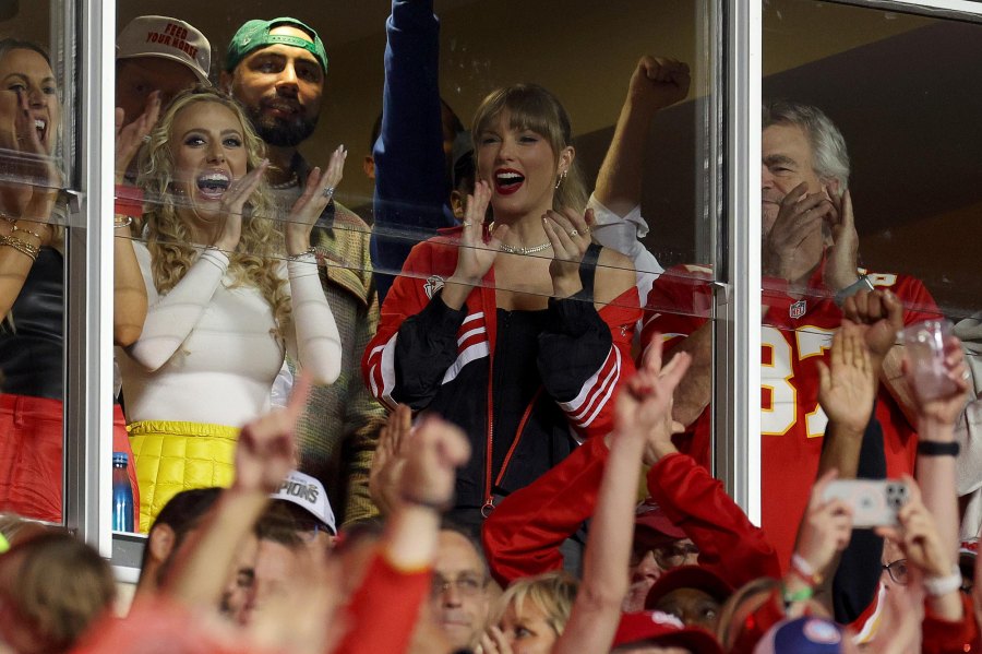 Taylor Swift and Brittany Mahomes Best BFF Moments- From Game Day Buddies to Girls Nights Out 076