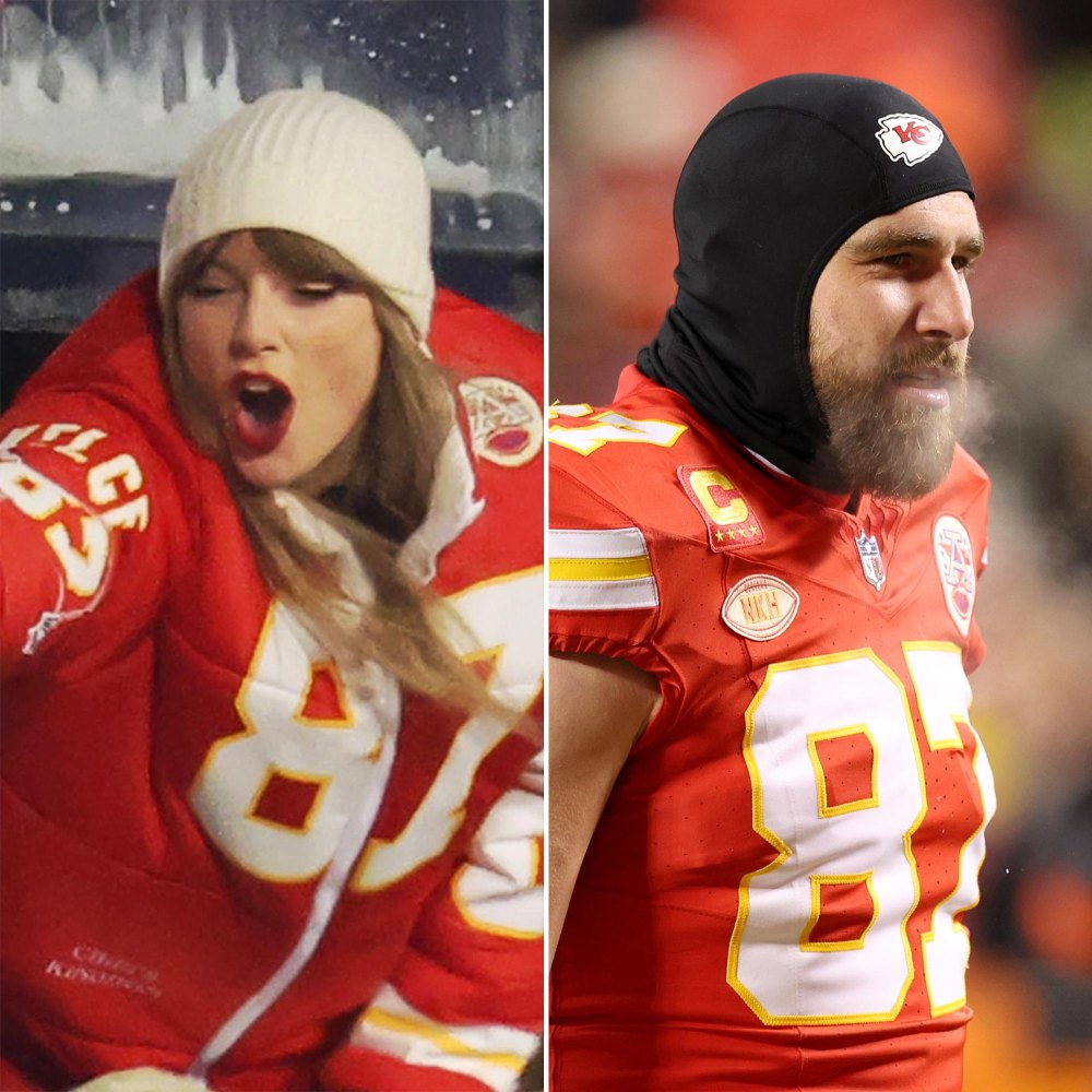 Taylor Swift and Travis Kelce Leave Kansas City Chiefs Game Holding Hands After 1st Playoff Win 192