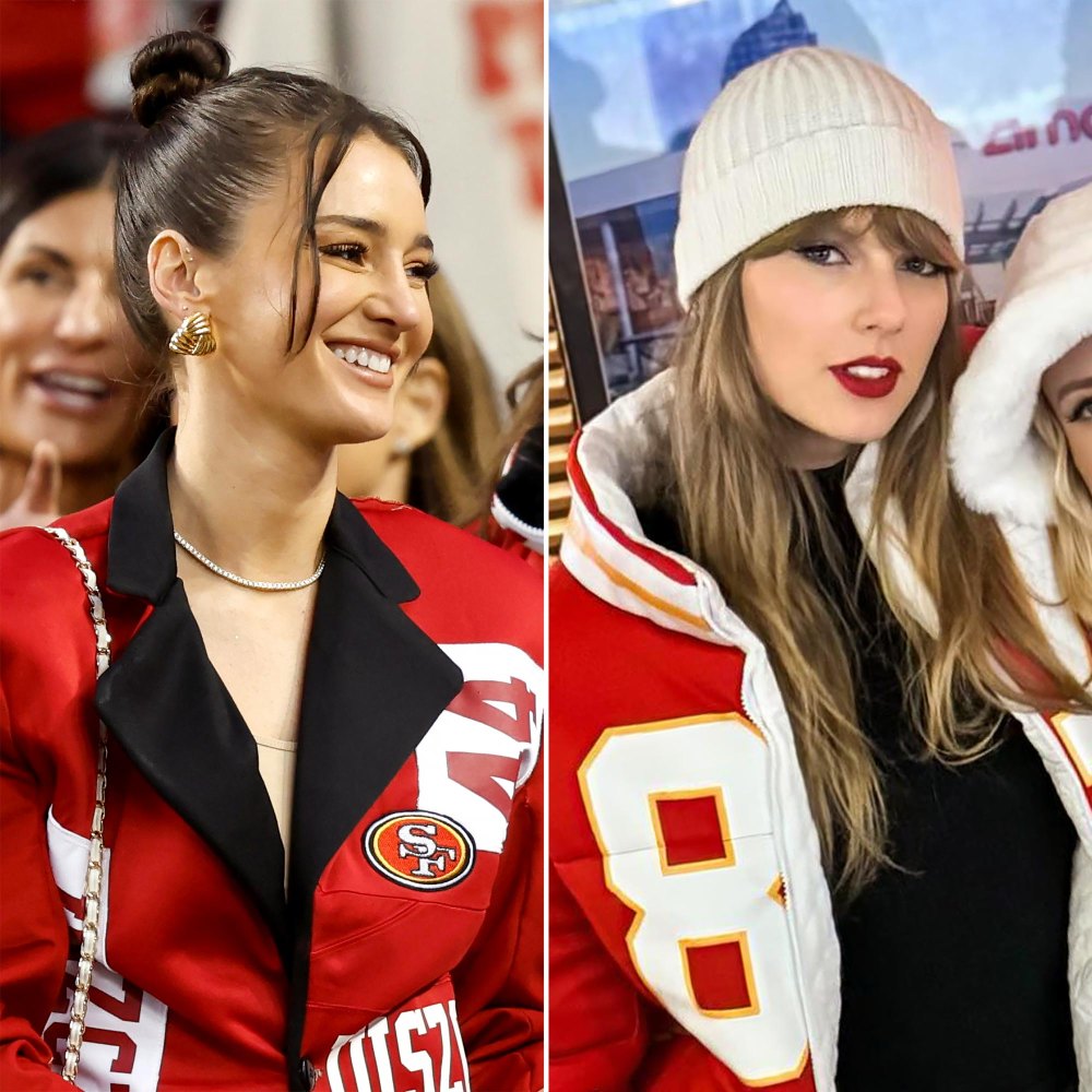 The NFL Grants License to Kristin Juszczyk After Taylor Swift Wore Her Custom Red Puffer Jacket