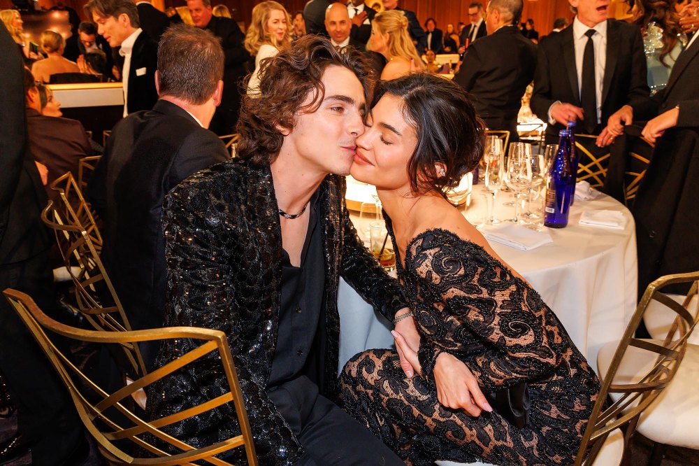 Timothee Chalamet and Kylie Jenner ‘Only Had Eyes For Each Other’ at the Golden Globes