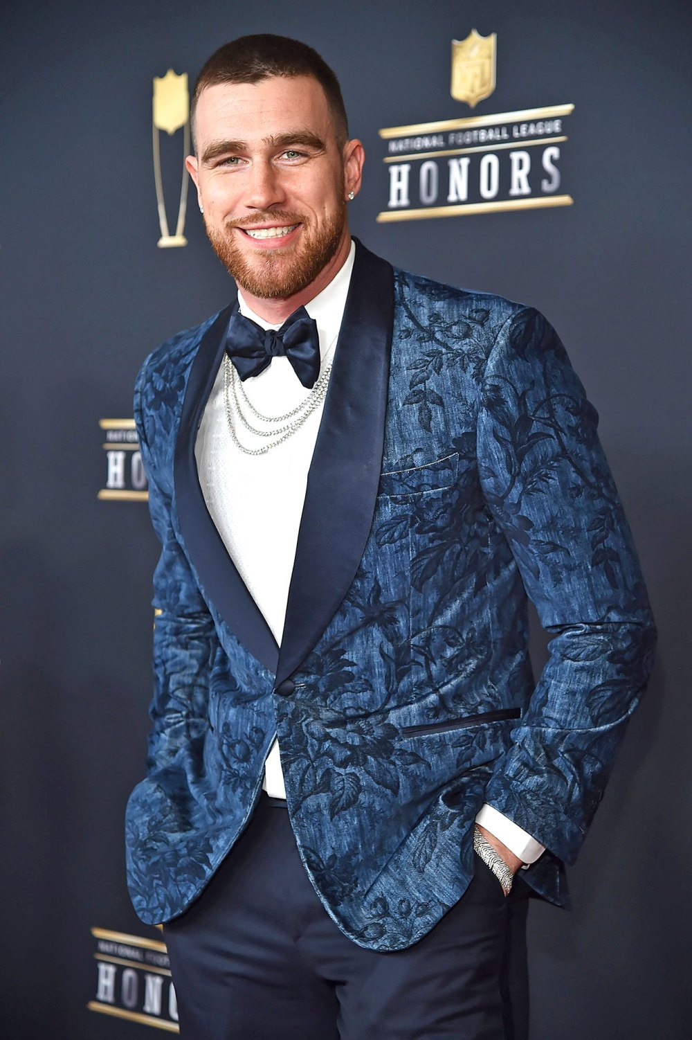 Travis Kelce Is Bringing Out the Bells and Whistles With His Super Bowl Pregame Outfit