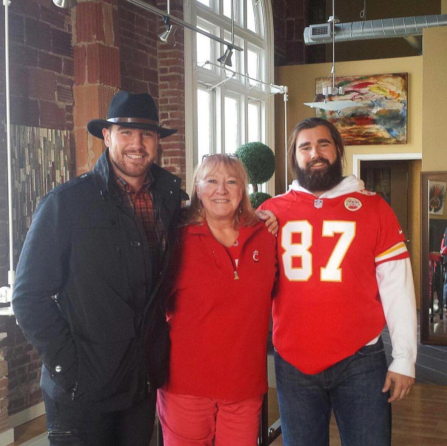 Donna Kelce s Best Throwback Pics of Sons Travis and Jason 552