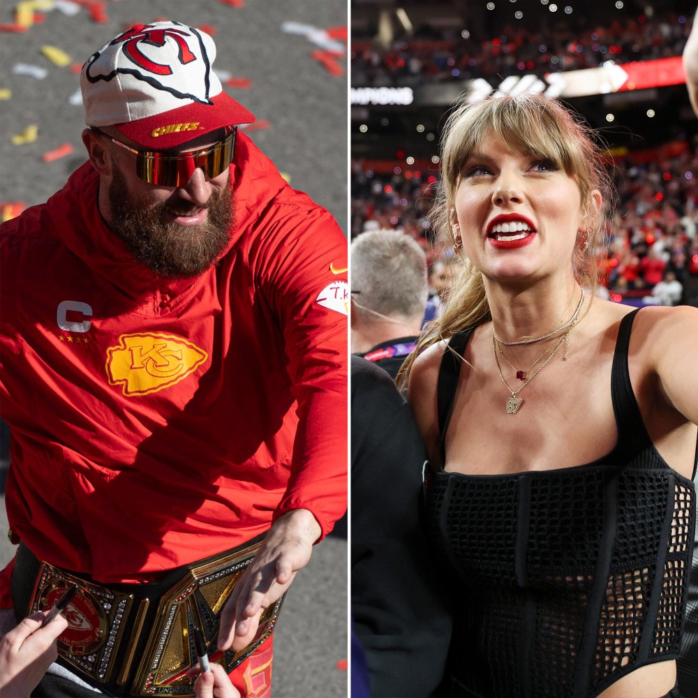 Travis Kelce Celebrates 2024 Super Bowl Parade in Kansas City as Taylor Swift Arrives in Australia 195 202