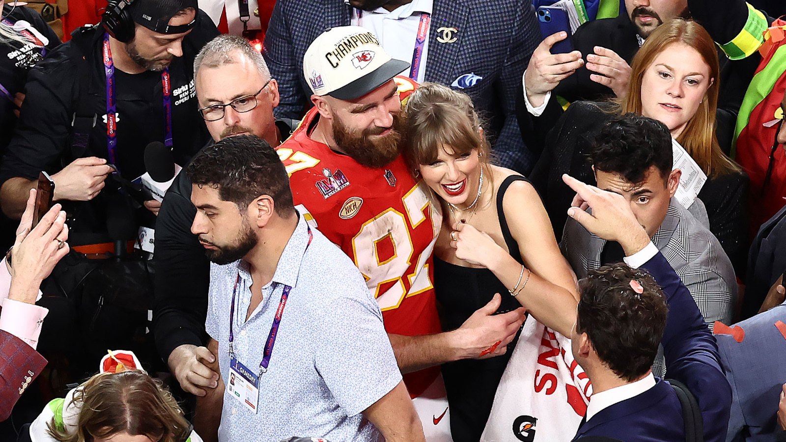Travis Kelce and Taylor Swift Are On Top of the World After Big 2024 Wins