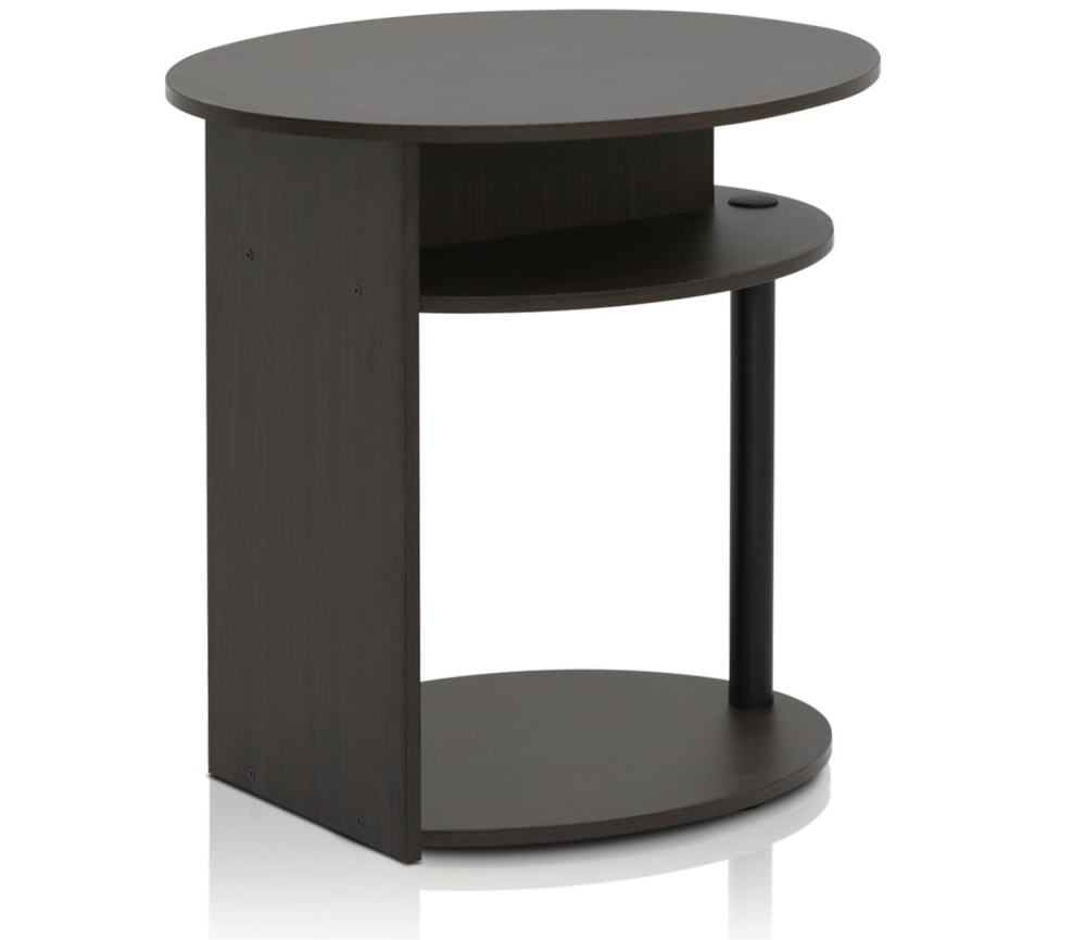 FURINNO Oval End Table