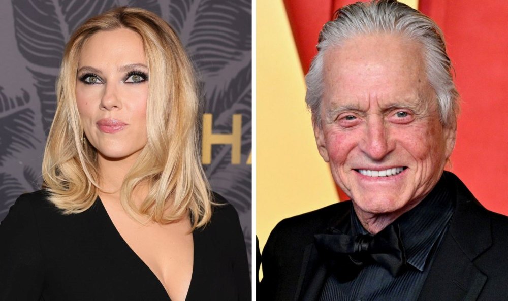 MIchael Douglas discovers he's related to Scarlett Johansson