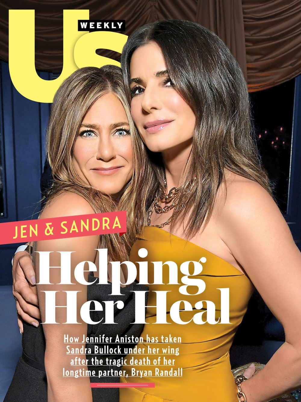 Jennifer Aniston and Sandra Bullock Us Weekly 2417 Cover No Chips