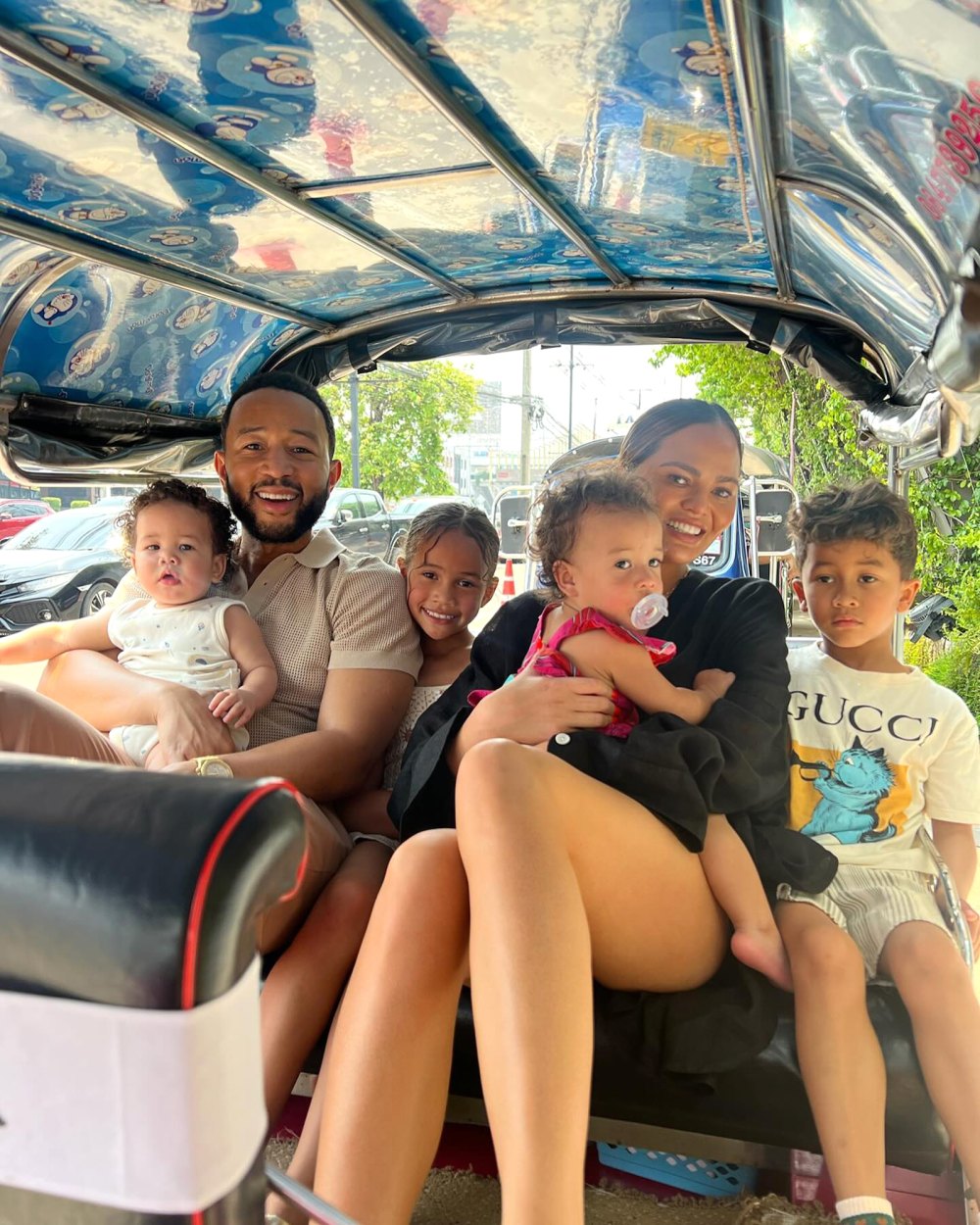 John Legend and Chrissy Teigen Brought ‘All of Our Babies’ to Thailand for Spring Break