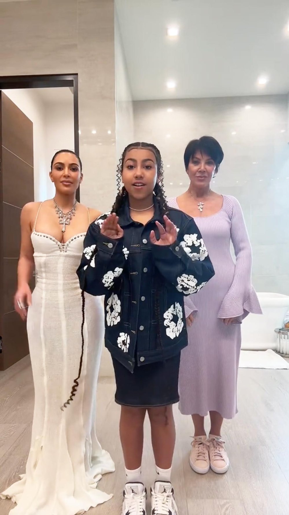 Kim Kardashian North West and Kris Jenner Embrace Easter With Trendy Spring Outfits