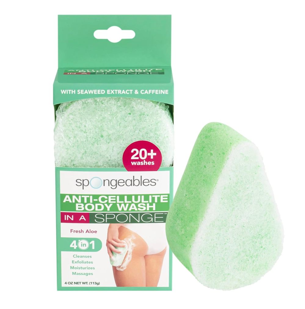 Spongeables Anti Cellulite Body Wash in a 20+ Wash Sponge