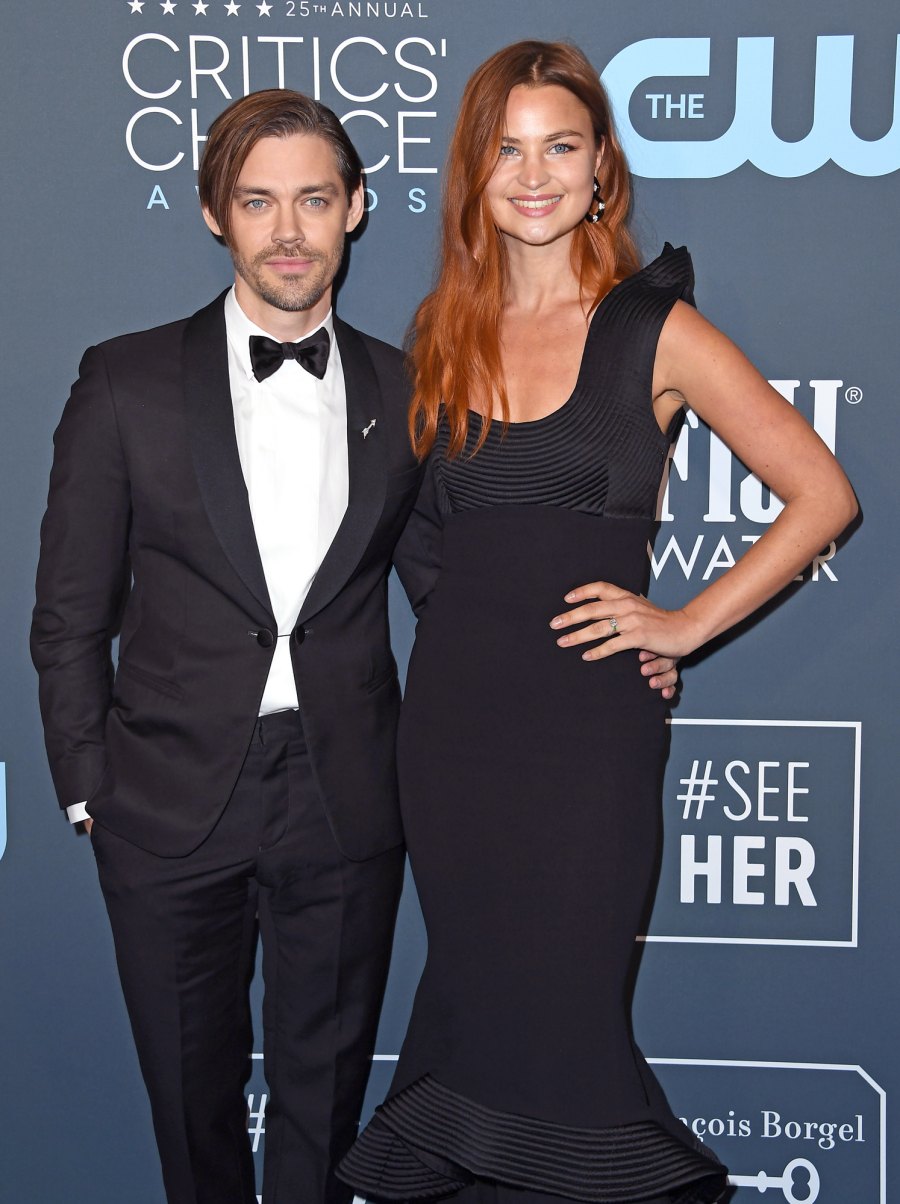 Tom Payne and Jennifer Akerman Celebrity Babies of 2024