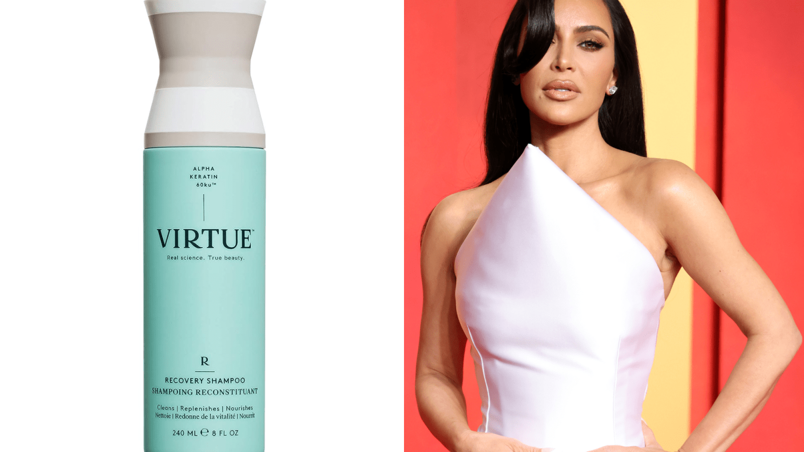 Virtue Recovery Shampoo and Kim Kardashian