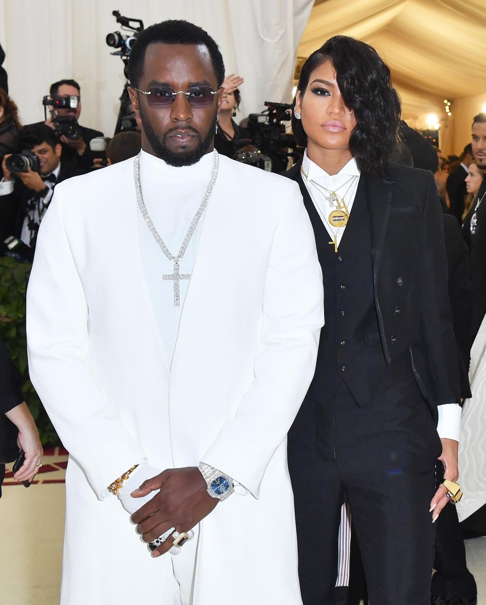 Diddy Seen Physically Assaulting Ex Cassie in Resurfaced 2016 Security Video Footage