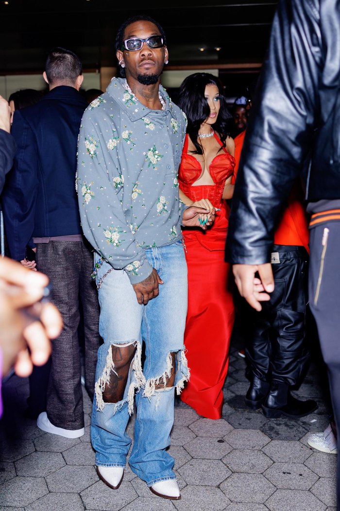 Cardi B and Husband Offset Hold Hands at Met Gala Afterparty Us Weekly