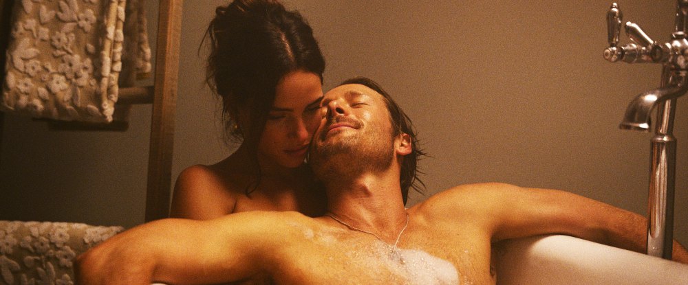 Glen Powell and Adria Arjona Sent Sexy Images to Prep for Sex Scenes