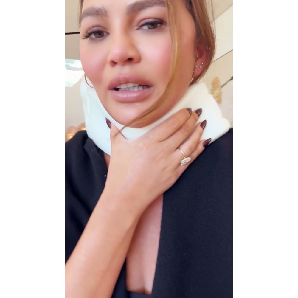 John Legend Says Chrissy Teigen Injured Neck Trying to Be an Acrobat