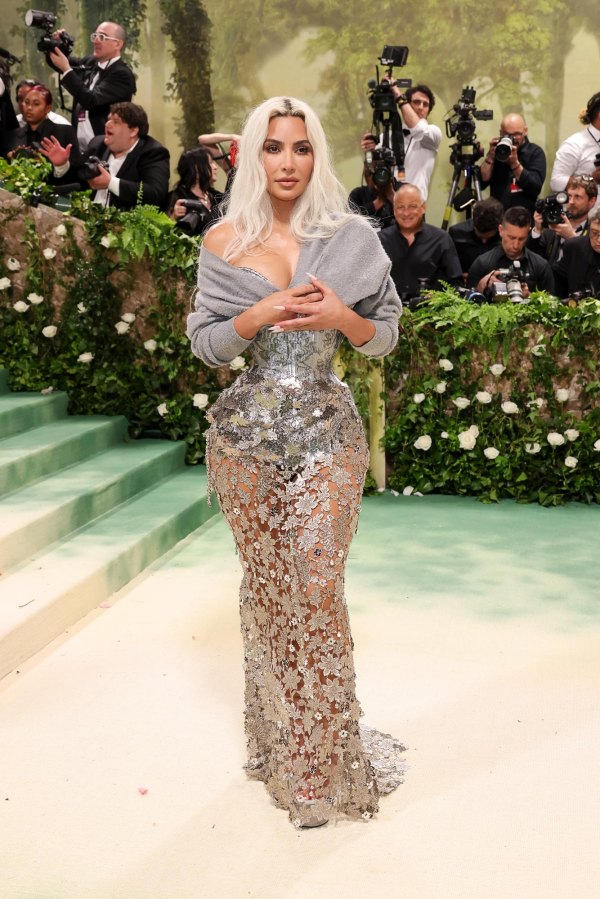 Kim Kardashian Wears Eerily Tiny Corset at 2024 Met Gala Us Weekly