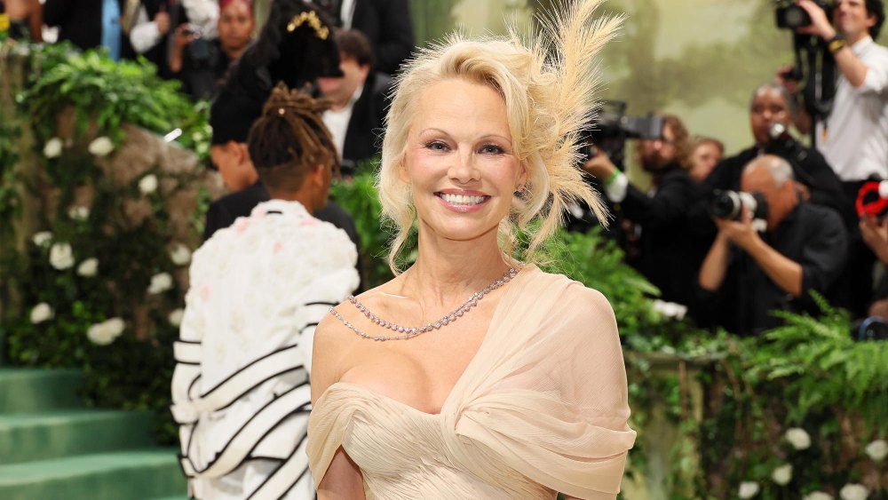 Pamela Anderson Rocks Full Glam at 2024 Met Gala Us Weekly