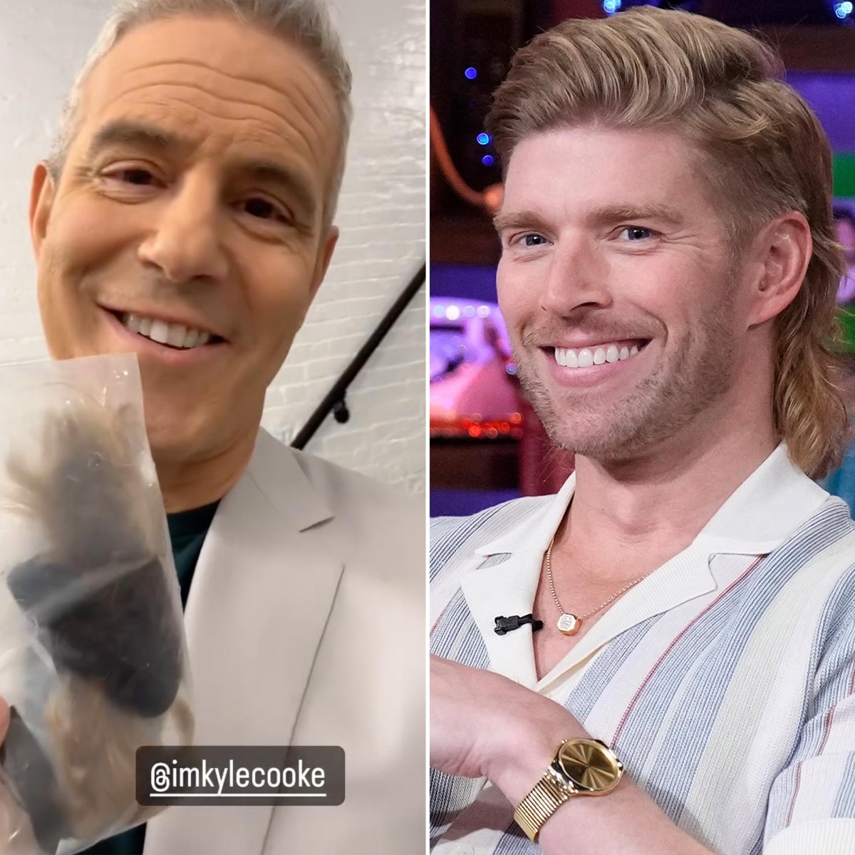 Andy Cohen Cuts Kyle Cooke's Mullet During Summer House Reunion | Us Weekly