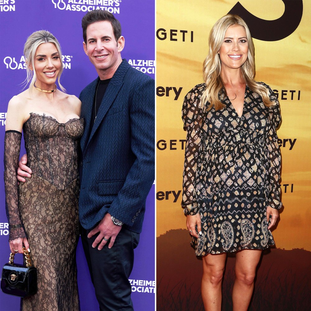 Tarek El Moussas Wife Heather Rae and Ex Christina Hall Reunite to Poke Fun at Their Similar Looks