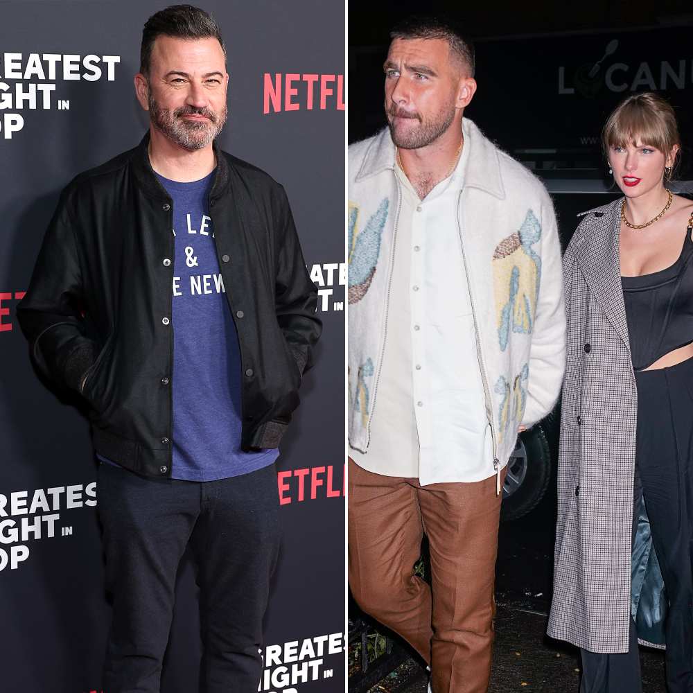 Jimmy Kimmel Still Thinks Travis Kelce Is Taylor Swift's 'Broke Boyfriend' Despite New NFL Deal