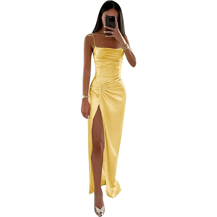 silk maxi dress