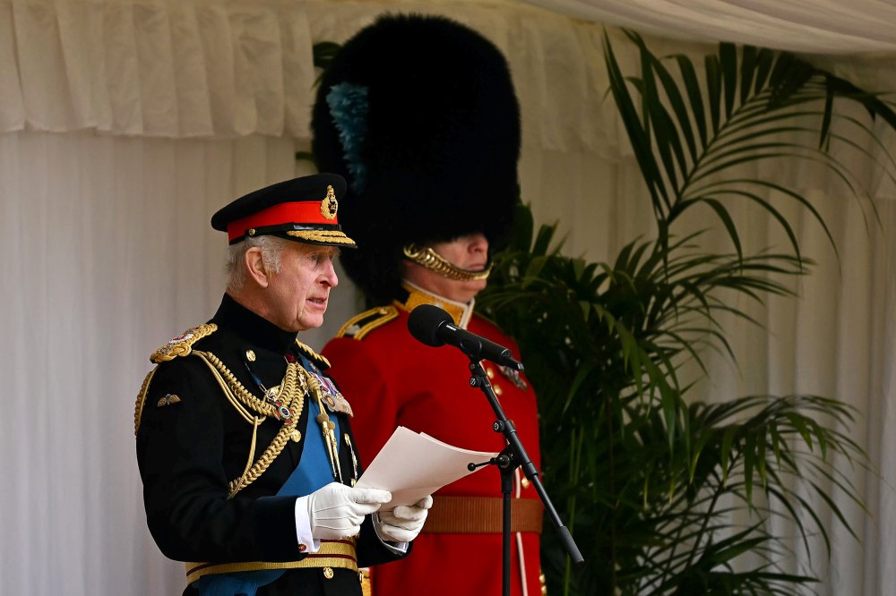 King Charles III Presents New Colours to Kate Middleton's Irish Guards Ahead of Trooping the Colour