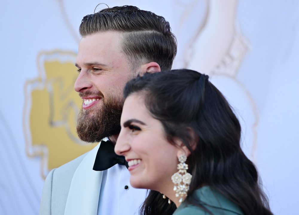 Kansas City Chiefs Super Bowl Ring Ceremony - Red Carpet, Harrison and Isabelle Butker