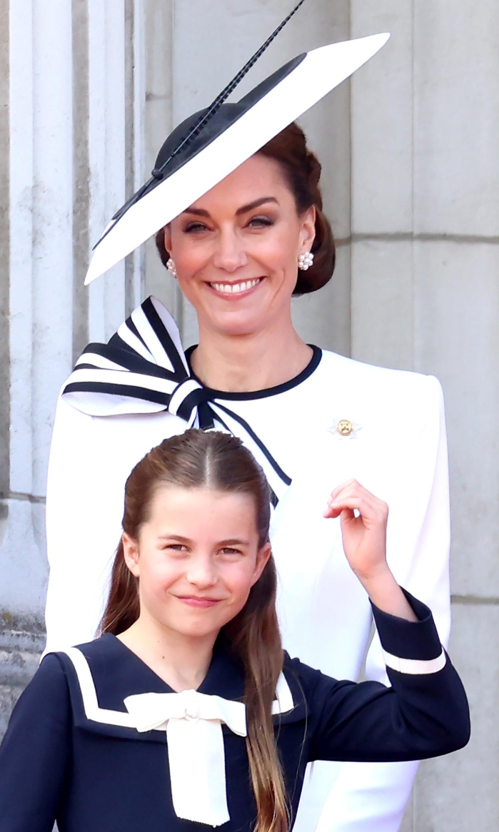 Kate Middleton Fixes Daughter Charlottes Hair Before Trooping the Colour in Behind the Scenes Clip