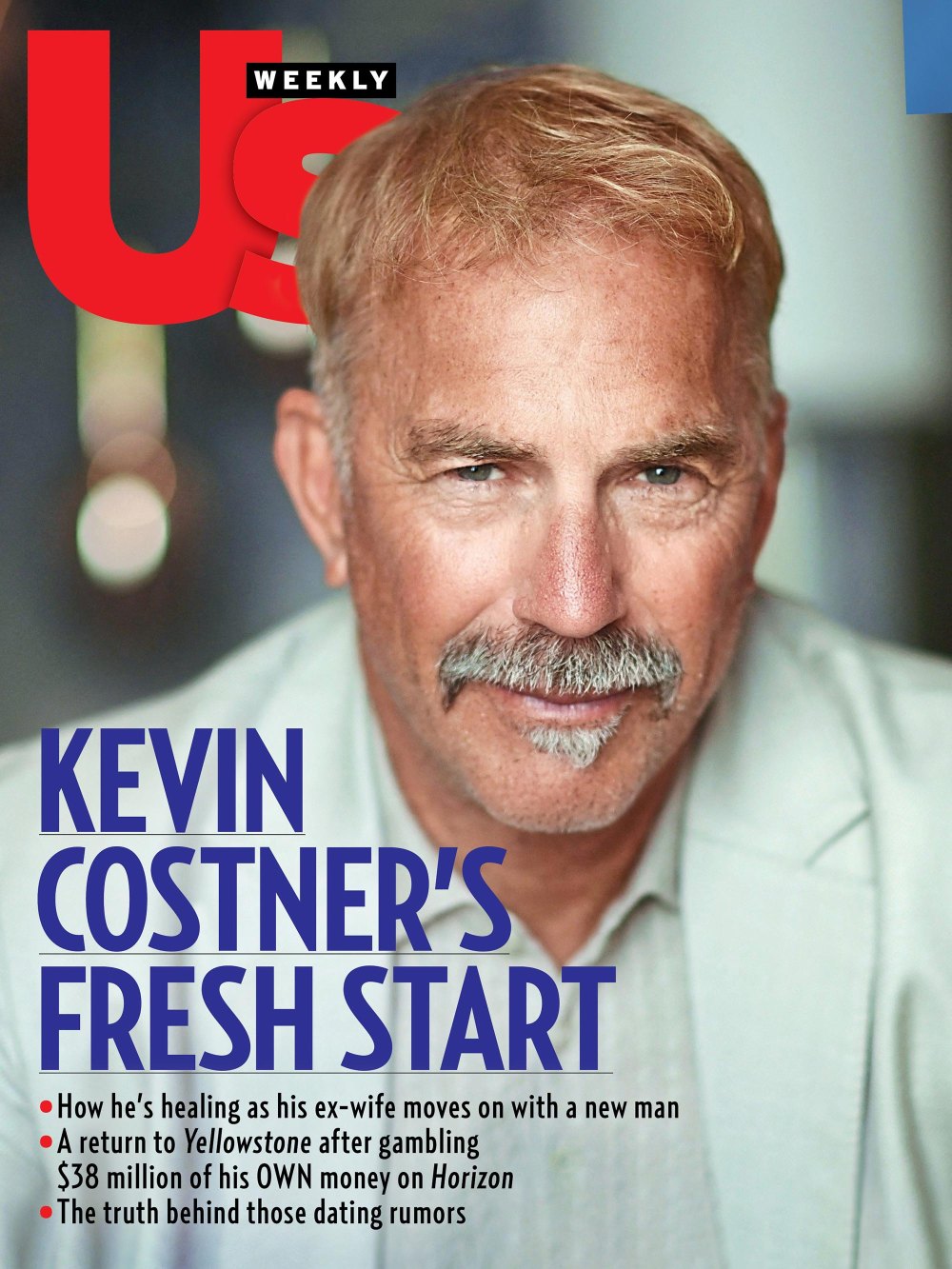 Kevin Costner Us Weekly Cover 2426 No Chip