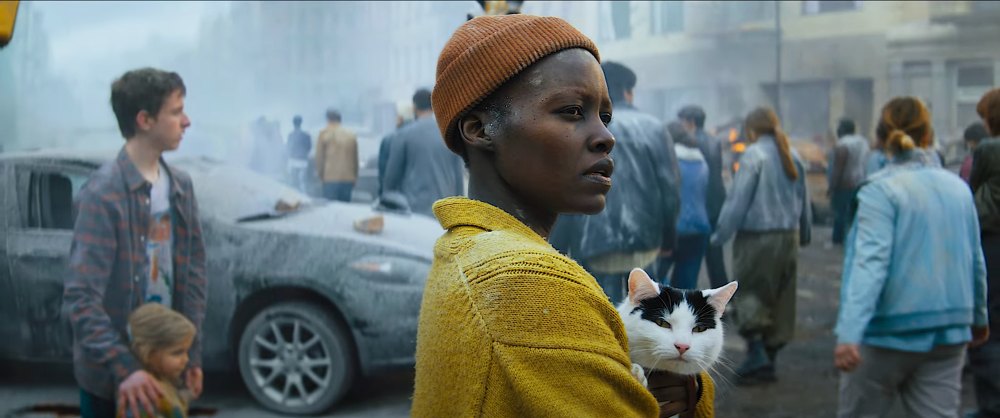 Lupita Nyong o Underwent Cat Therapy for A Quiet Place Day One