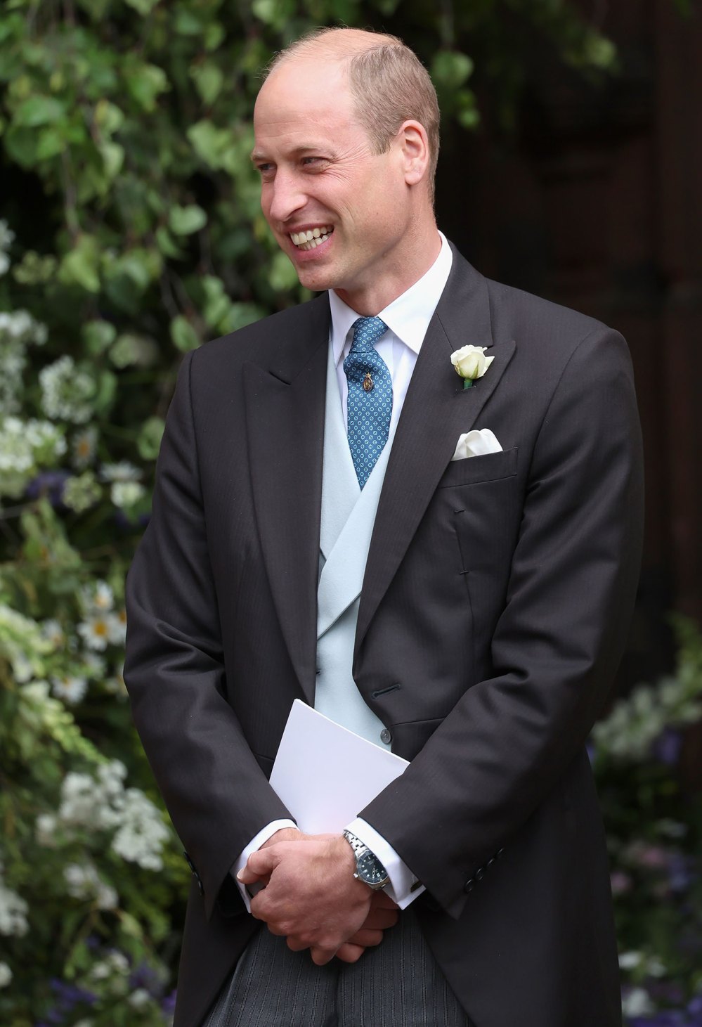 Prince William Seen at Chester Cathedral for Duke of Westminster Wedding 21