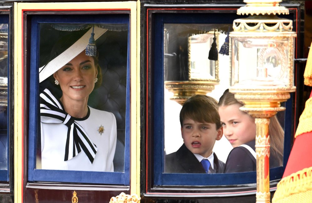 Prince William and Kate Middleton Steal Glances During Trooping the Colour Balcony Appearance