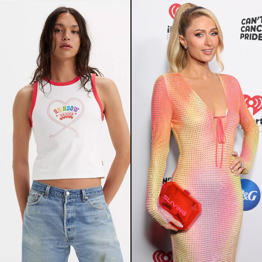 Levi's 2024 Pride Month Apparel Collection Is Sliving Like LGBTQ+ Ally Paris Hilton