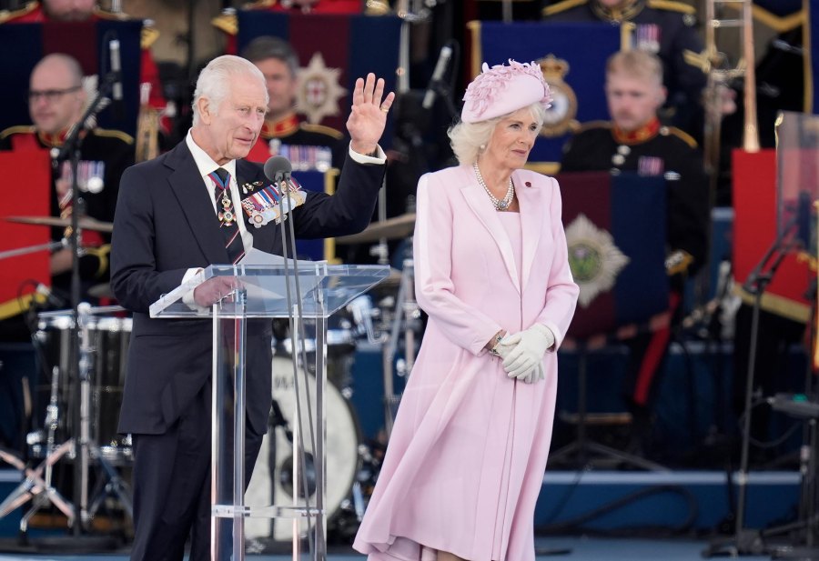 Taking the Stage King Charles and Prince William take the stage at D-Day Celebration