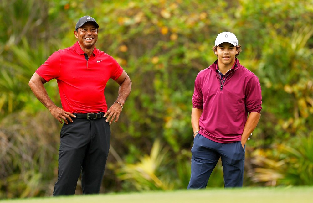 Tiger Woods 15 Year Old Son Charlie Is Working as His Swing Consultant During US Open