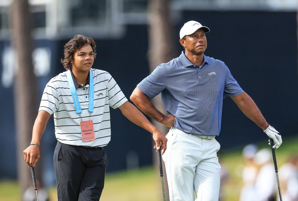 Tiger Woods 15 Year Old Son Charlie Is Working as His Swing Consultant During US Open