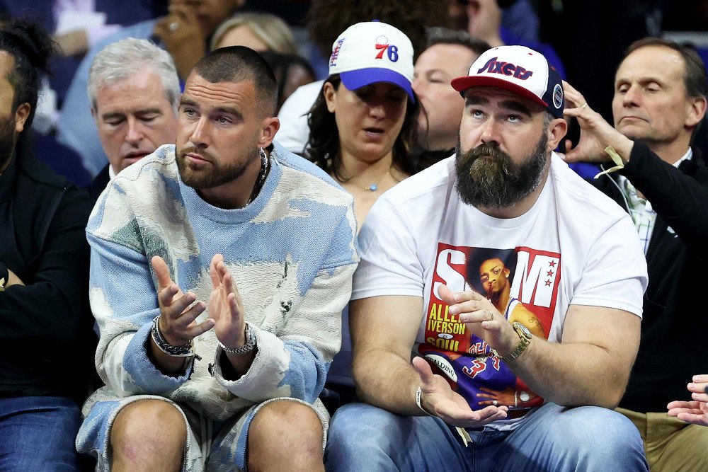 Travis Kelce Compares Jason Kelces Neanderthal Style to His Fashionable