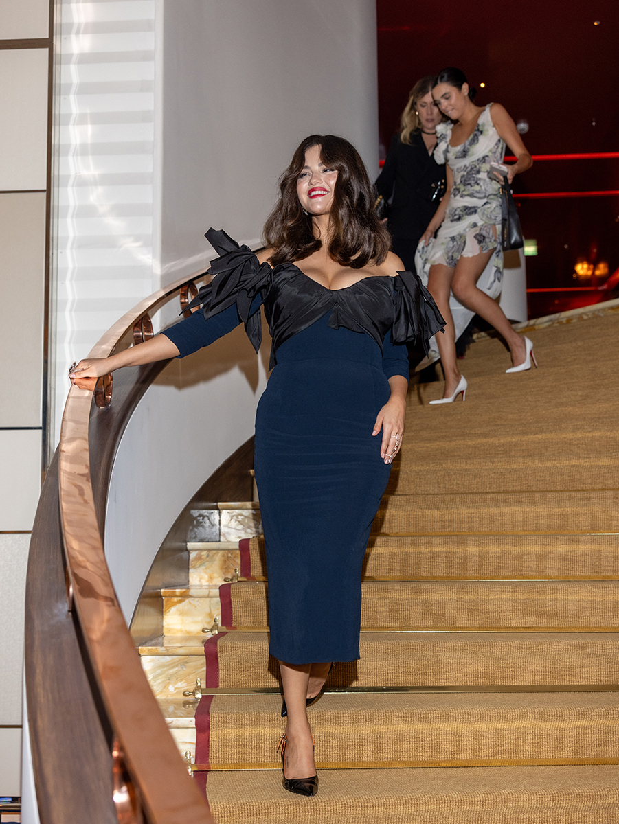 Selena Gomez at Hôtel Martinez in Cannes, France on May 17, 2024.