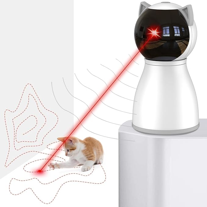 Trajectory Motion Activated Rechargeable Automatic Cat Laser