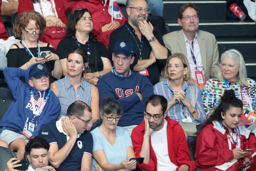 Every Celebrity Spotted at the 2024 Paris Olympics Peyton Manning and Ashley Thompson