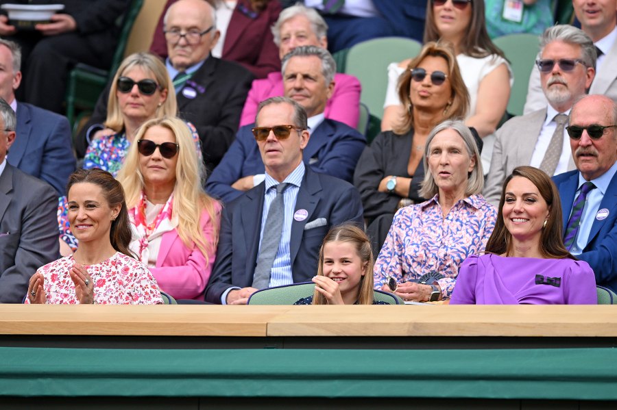 Best pics of Kate and Charlotte at Wimbledon