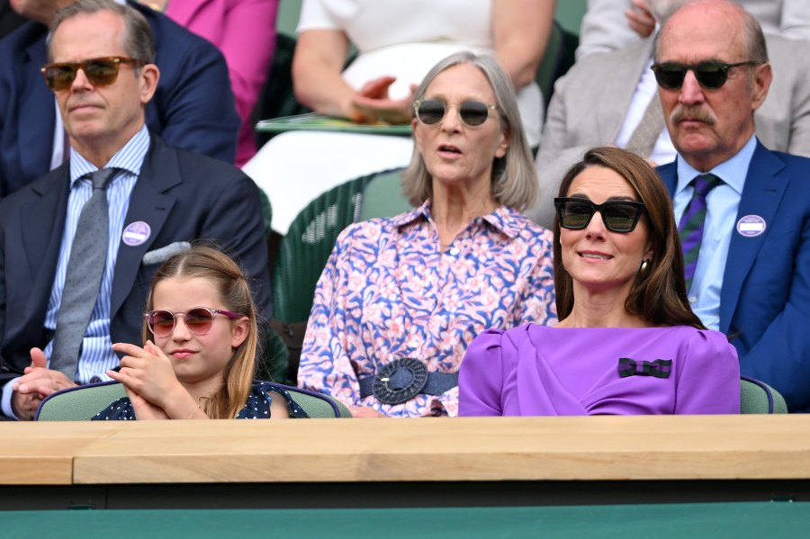 Best pics of Kate and Charlotte at Wimbledon