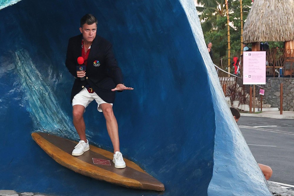 Colin Jost Jokes Hosting Paris Olympics Is Going Great After His Feet Get Cut Up at Surfing Event