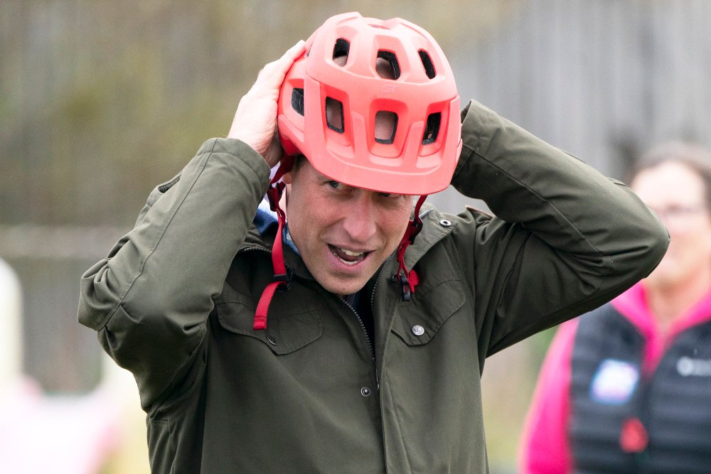 Prince William Spotted Zooming Around Windsor Castle on Electric Scooter