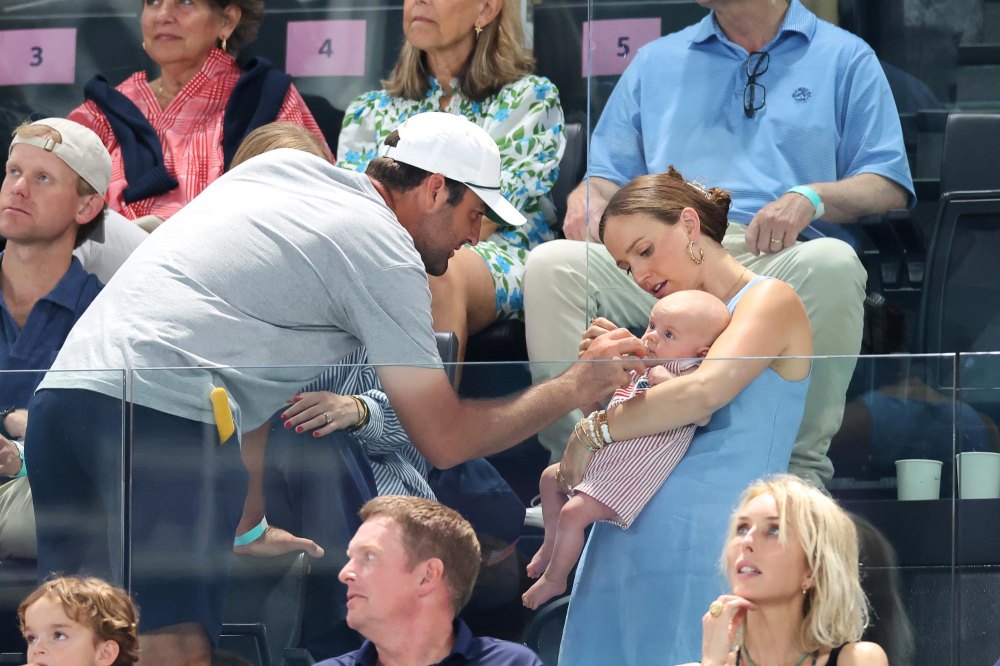 Scottie Scheffler Brings His Baby to Watch Gymnastics 359